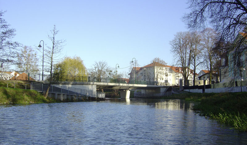 Brücke über die Uecker im Zuge der L 32 in Torgelow